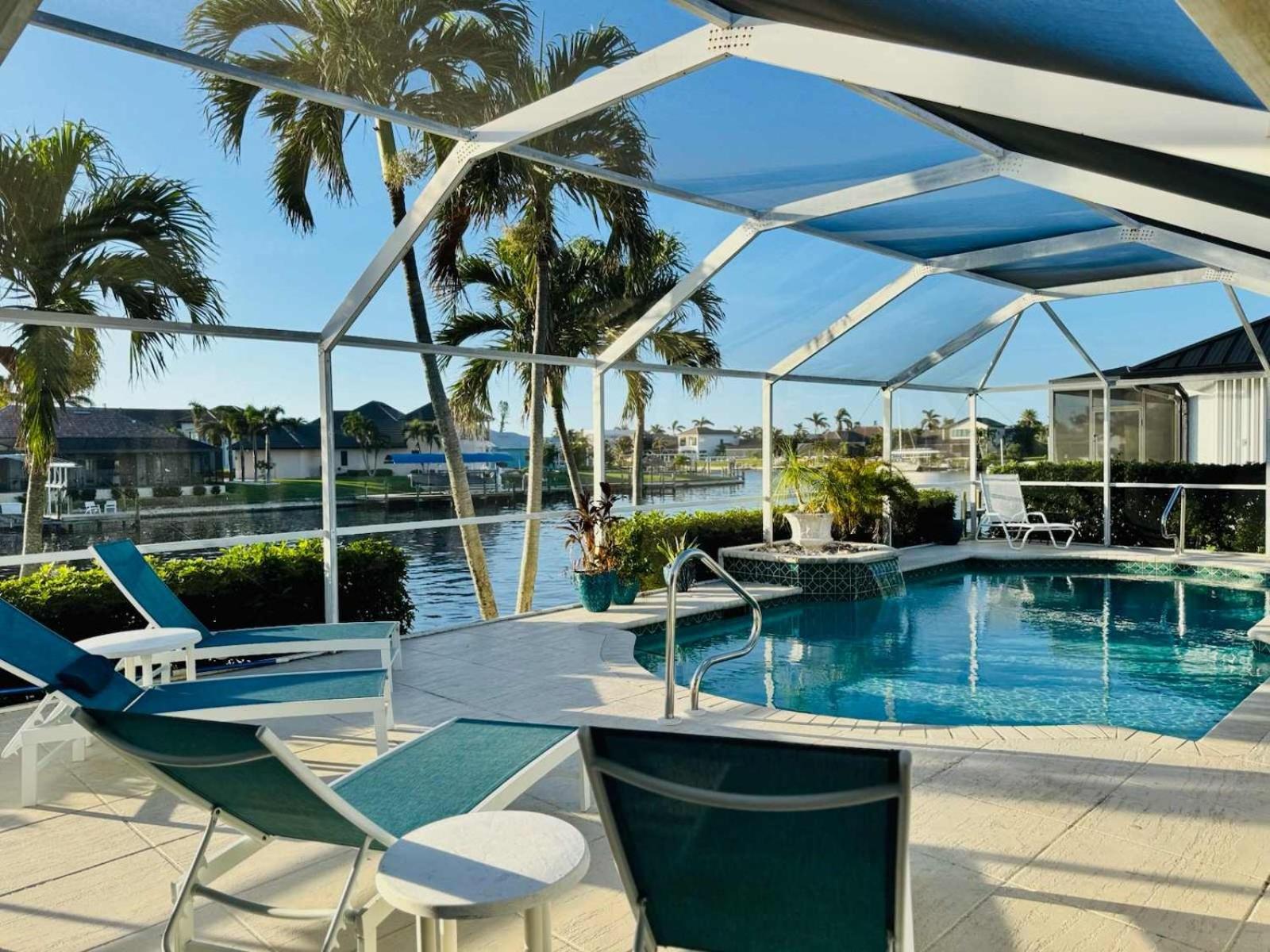 Free Heatedpool On Sailboataccesscanal Boat Lift Vila Cape Coral Exterior foto